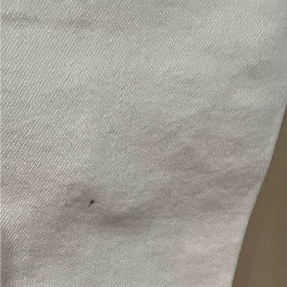 Loft Womens White Size 10 Frayed Mid Rise Skinny Jeans - Picture 2 of 8